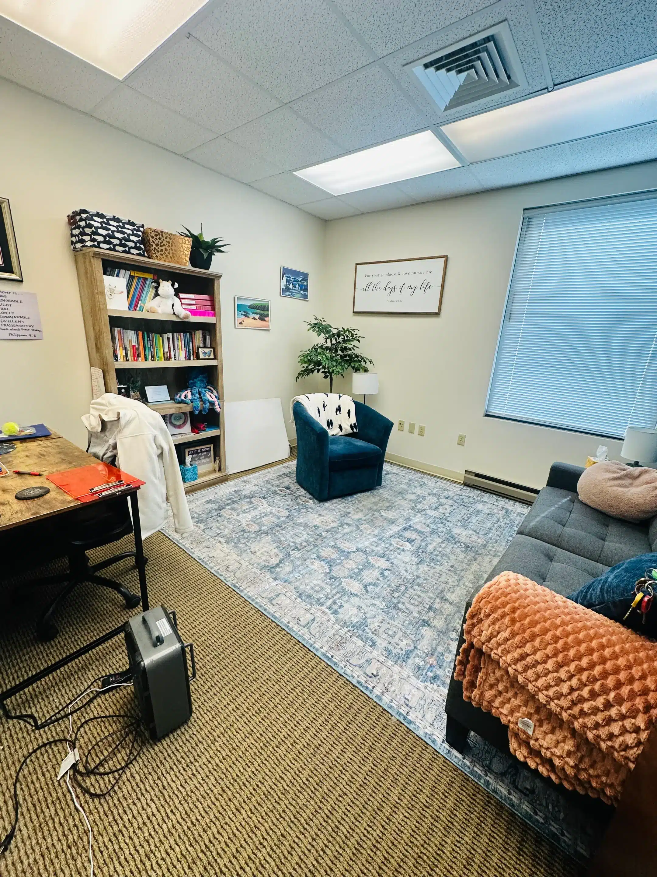 Light Counseling Christiansburg therapy room